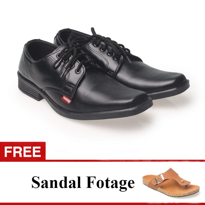 Sepatu Pantofel Footage Hitam FREE sandal Footage TAN