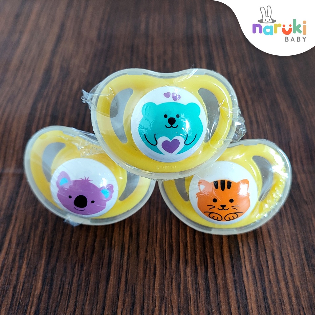 Pigeon Minilight Silicone Pacifier Empeng Bayi 6M