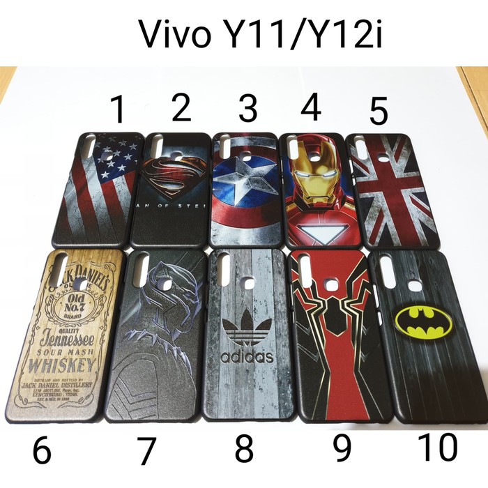Hardcase Vivo Y11/ Y12i back Casing Hardcase Vivo Y11/ Y12i Backhard 3d