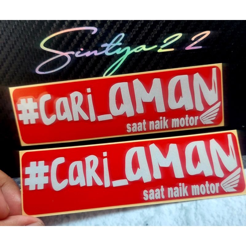 

STICKER CARI AMAN CUTTING