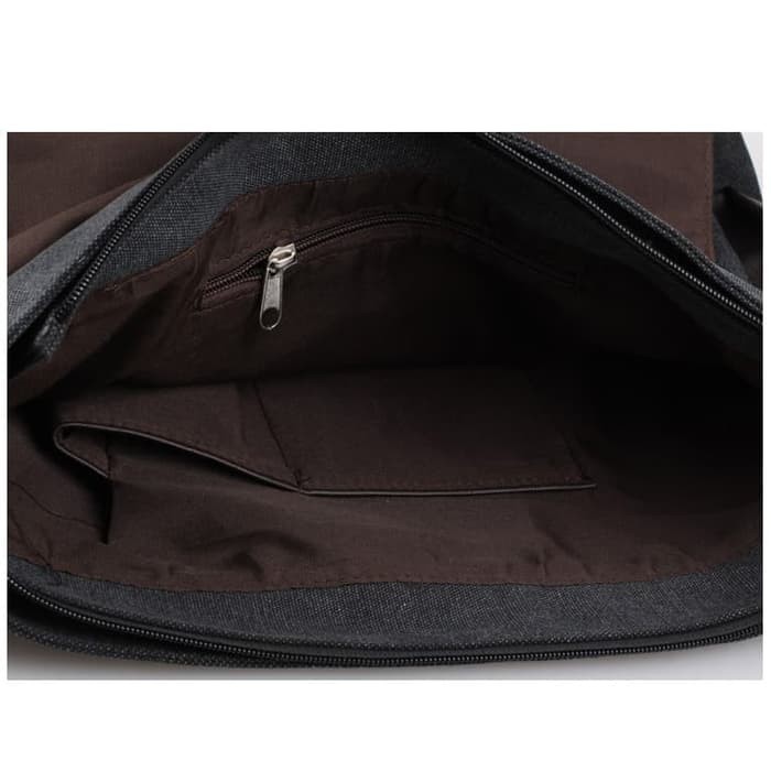 Tas Selempang Bahu Sling Bag Pria Messenger Bag Kanvas Pria Cowok Laki Laki