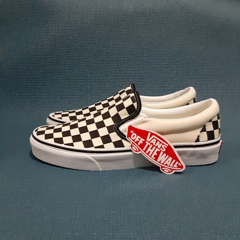 Jual Vans Slip On Checkerboard (resmi NAVYA) | Shopee Indonesia