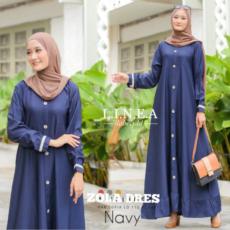 zola dress ori linea label