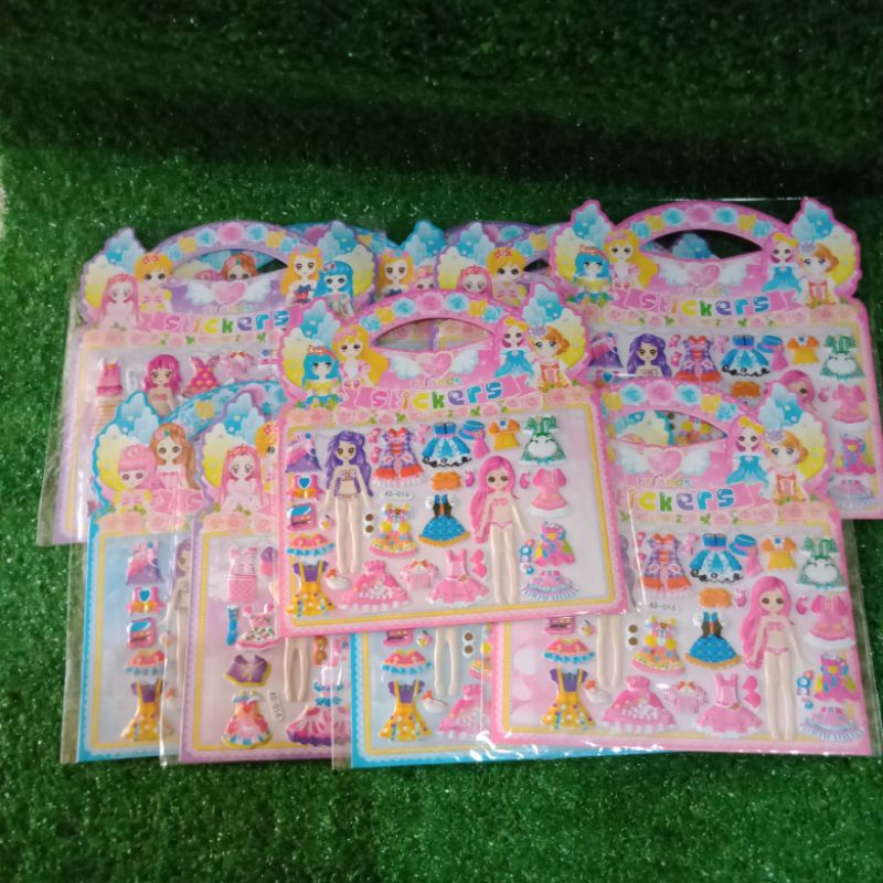 

Mainan Stiker Tempel Boneka Barbie - Stiker BP isi 10 Pcs