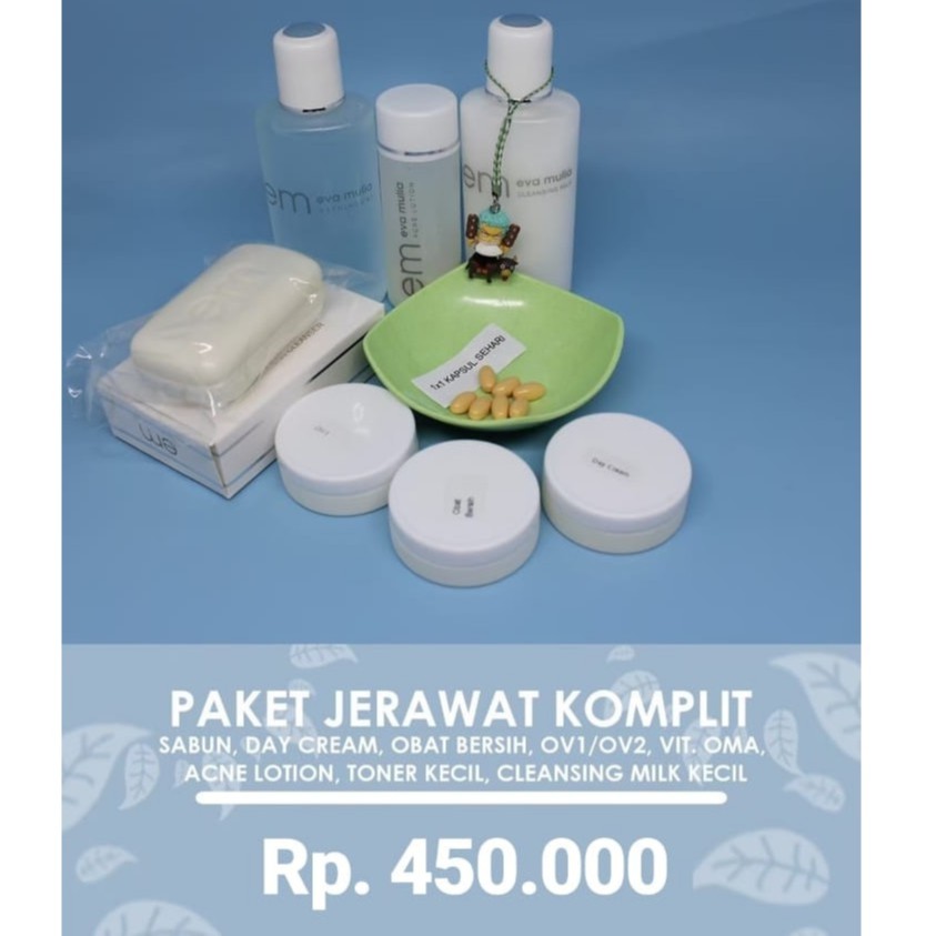 Paket Jerawat Komplit Eva Mulia