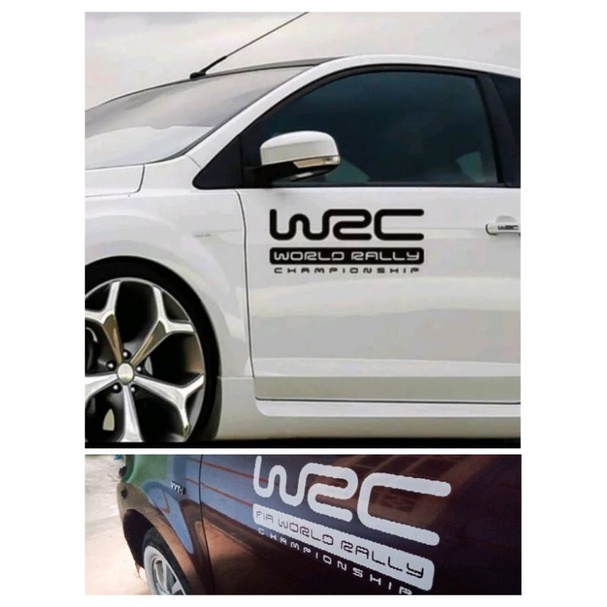 Sticker WRC WORLD RALLY CHAMPIONSHIP STIKER MOBIL WRC