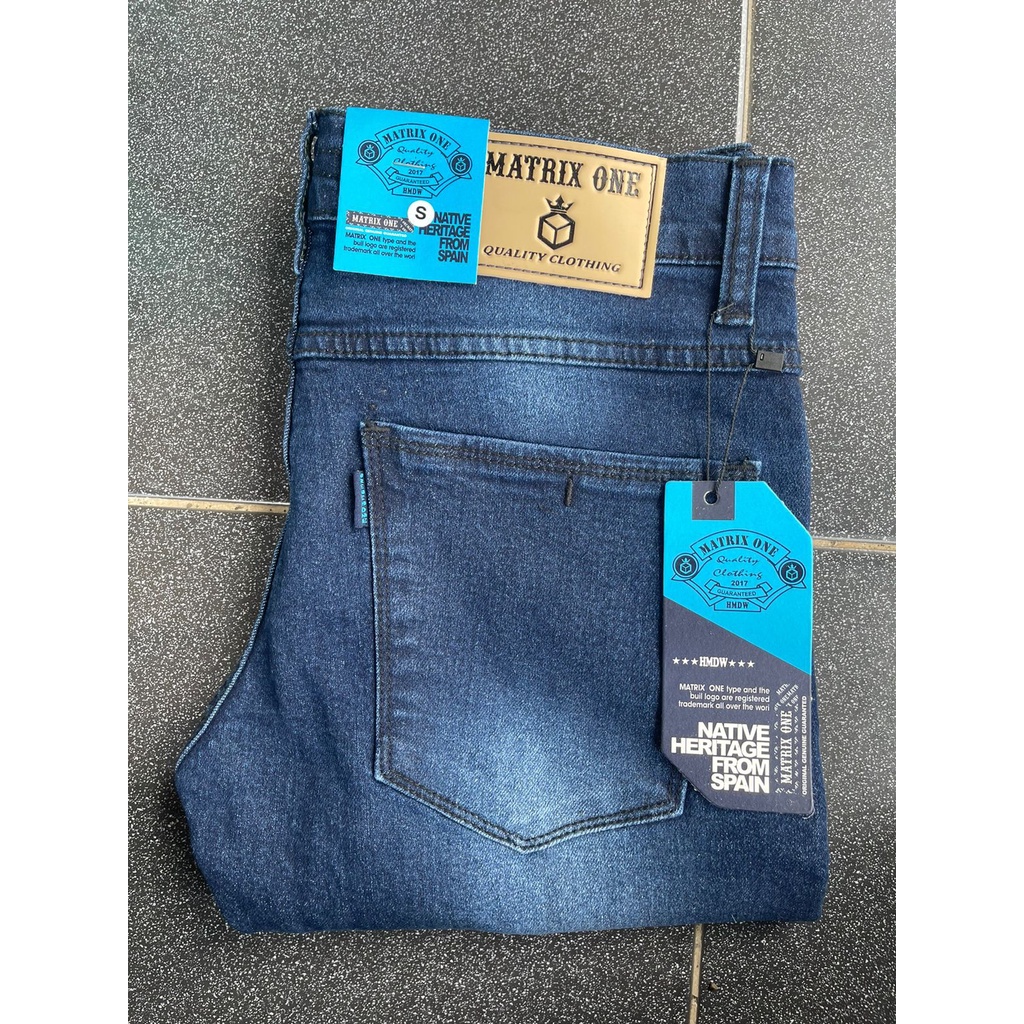 celana jeans panjang skinny semi slimfit cowo/cowok/pria murah dan grosir