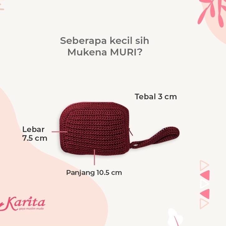 Sangat Nyaman.. Mukena MURI PETUNIA AB (atas bawah) by Karita