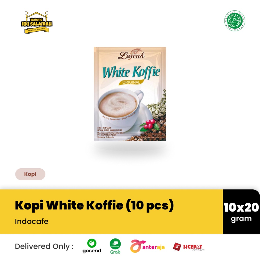 

Kopi Luwak White koffie Sachet - SERENCENG