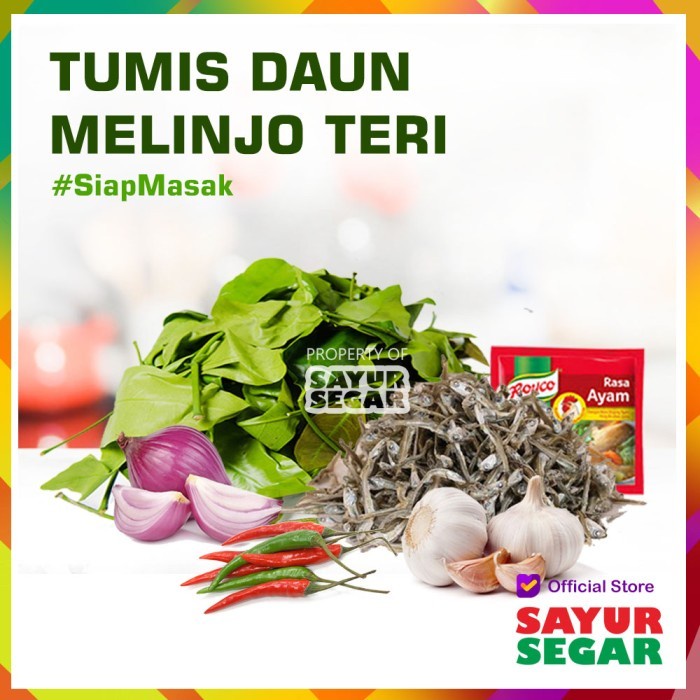 

[CINERE] PAKET TUMIS TERI DAUN MELINJO [1 Paket] PAKET LENGKAP