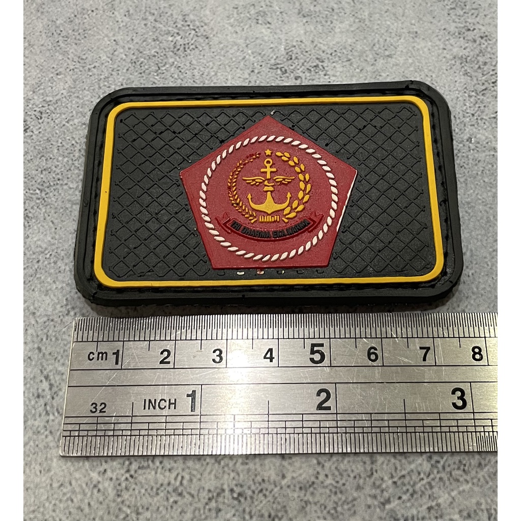 Patch Mabes TNI - Patch Velcro TNI  - Prepetan TNI - Velcro Karet Kotak