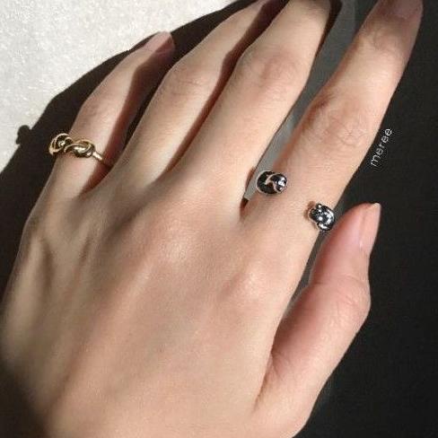 New Promote Meree - Amory Double Knot Ring Cincin Wanita Unisex