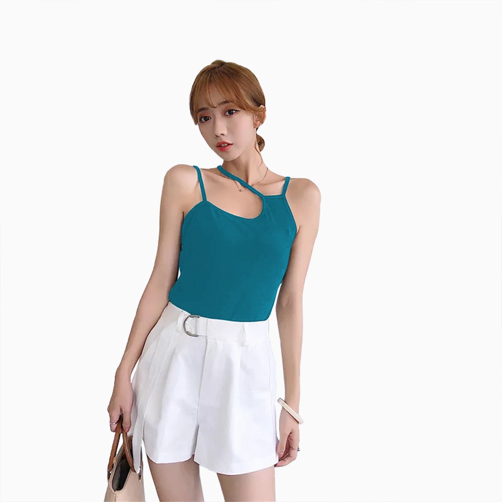 Tanktop Singlet Tali kecil Wanita Gaya Korea - XSHOP Loli