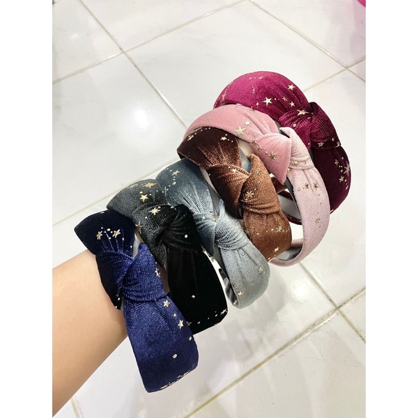 PAKET 2 PCS BANDO POLKADOT / BANDO KOREA POLKADOT / BANDO KOREA POLOS / BANDO PITA / BANDANA KOREA / BANDANA POLKADOT PITA / BANDANA POLOS PITA