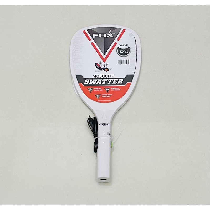 Raket Nyamuk Fox VX31 GE1702 Setrum Nyamuk With LED Senter - GE-1702