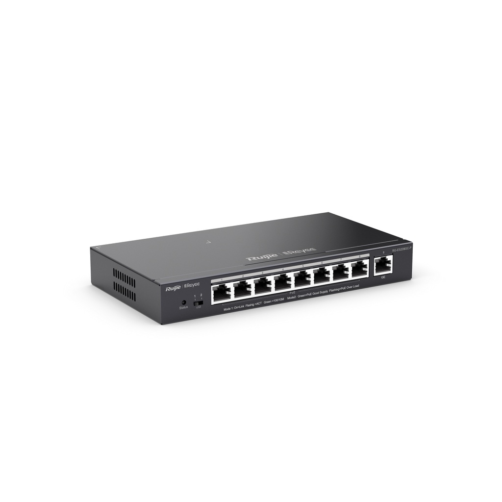 RUIJIE REYEE RG-ES209GC-P 9-Port Gigabit Smart Cloud Managed PoE Switch