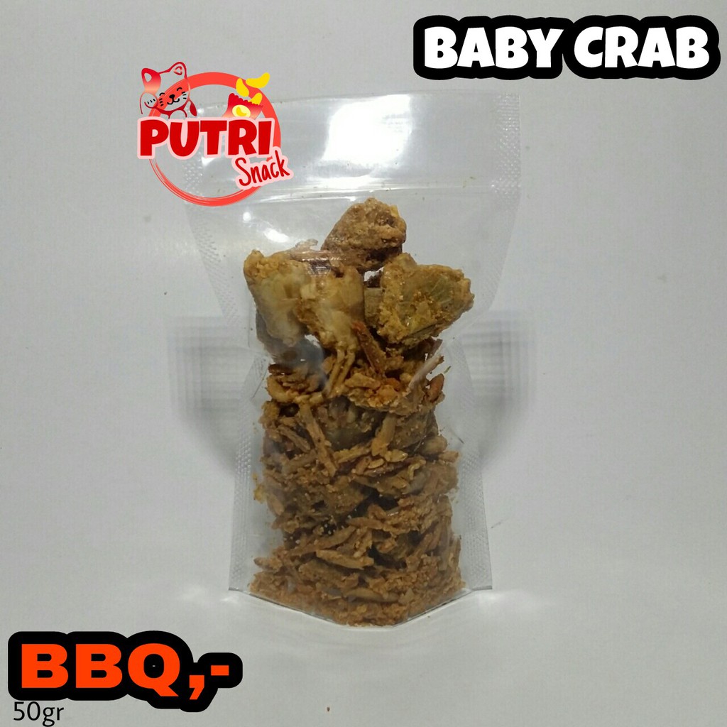 Baby crab crispy cemilan enak 50gr - 100gr