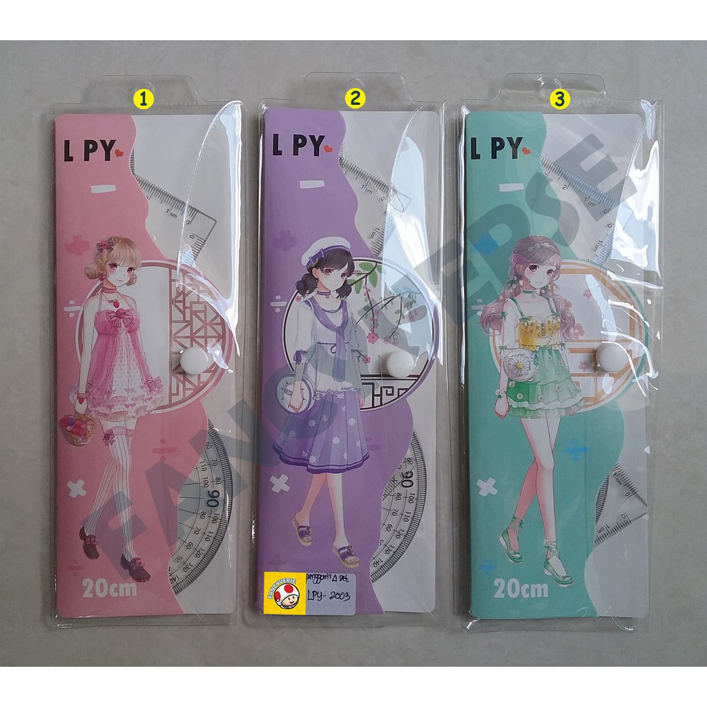 

Penggaris Segitiga Busur LPY-2003 / Ruler Set