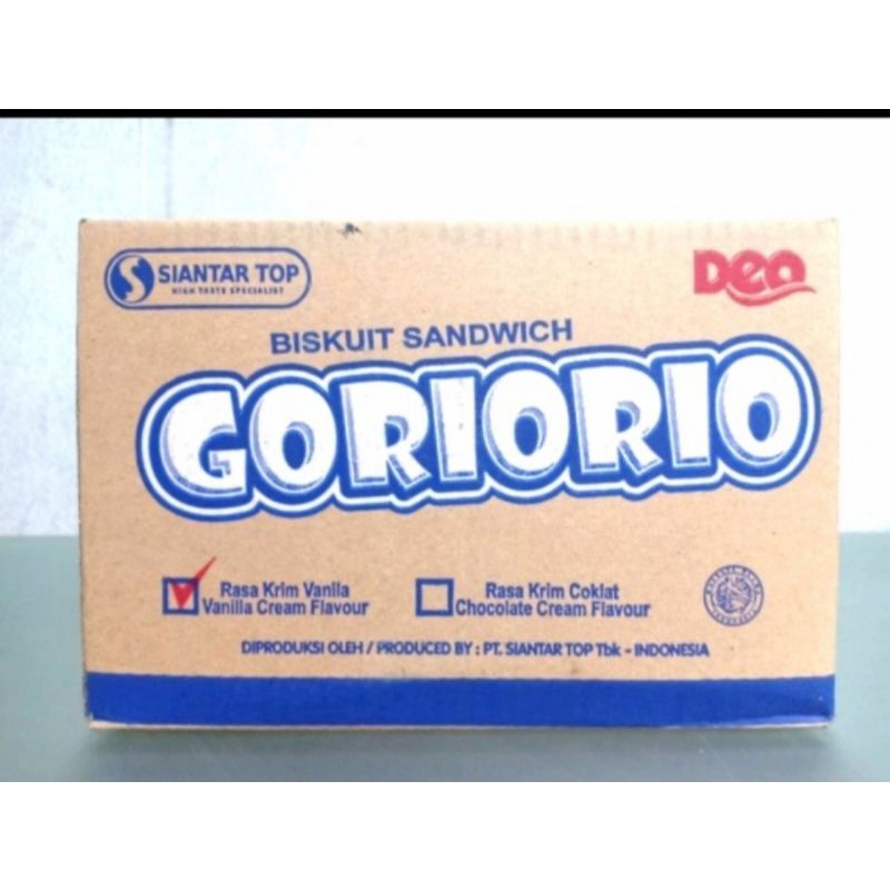 

Goriorio 1 karton 10pack x 20 pcs