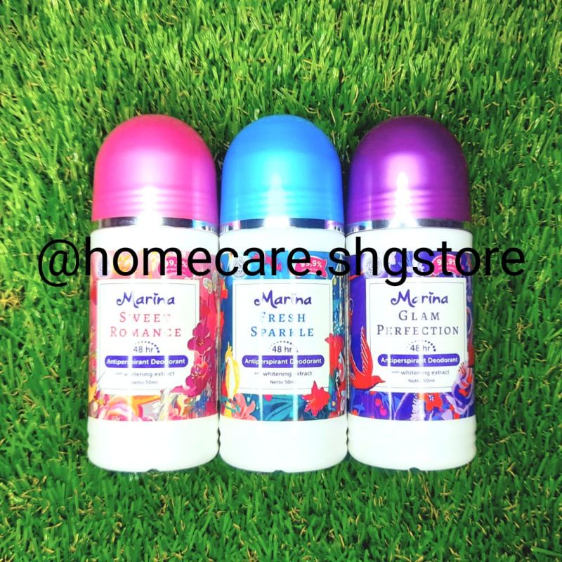 Jual [Free Packing Kardus]Marina Deodorant Roll On 50ml All Varian Termurah Shopee Indonesia