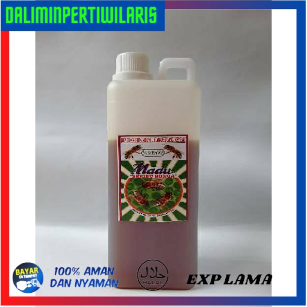 

BISA COD 1kg Raw Honey multiflora /madu asli tanpa proses(unprocessed honey) TERJAMIN [Kode 1|Kode