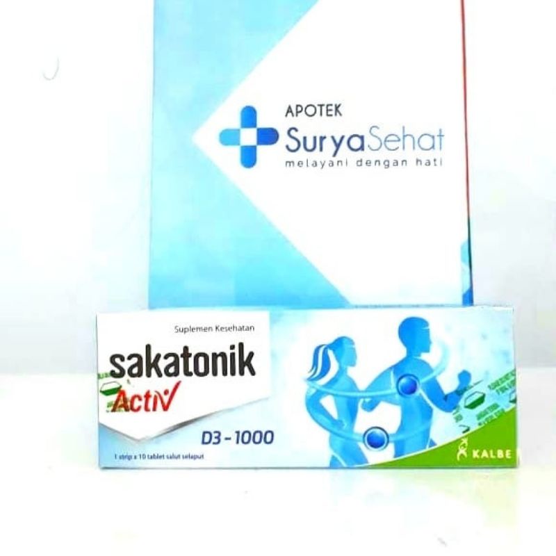 Sakatonik Activ D3 1000 IU isi 10 tablet salut selaput