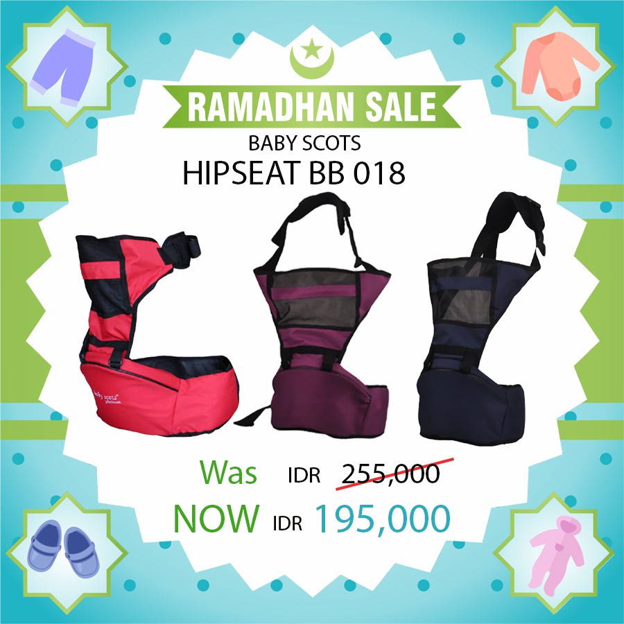 SALE !!! Gendongan Hipseat Baby Scots BB 018 Hipseat Bayi Hipseat Baby