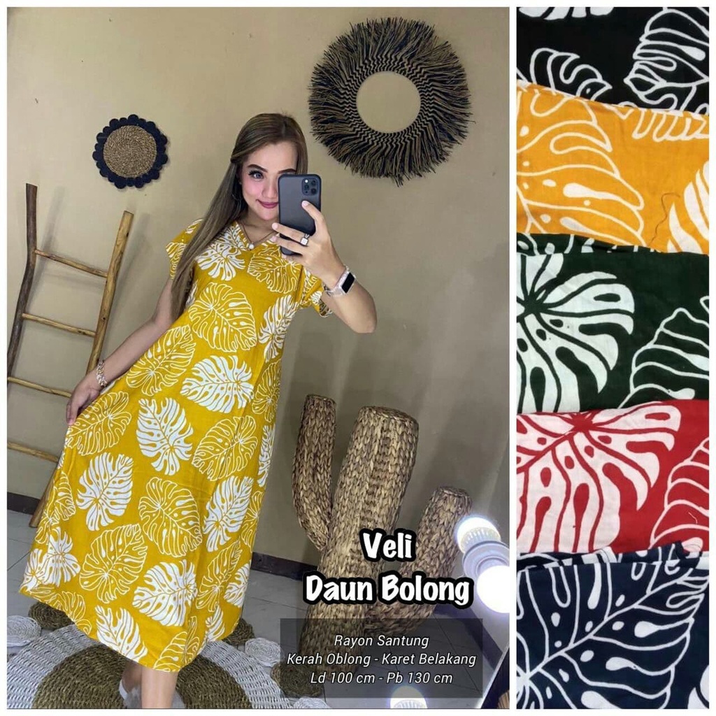 DRESS BATIK / DRESS DASTER / DRESS LENGAN PENDEK / DRESS KEKINIAN