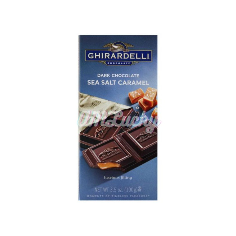 Ghirardelli Cokelat Rasa Garam Laut karamel 100gr - Sea Salt Caramel