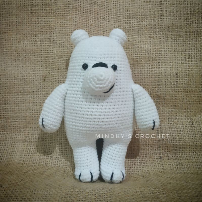 Boneka Ice Bear Rajut | Ice Bear Amigurumi