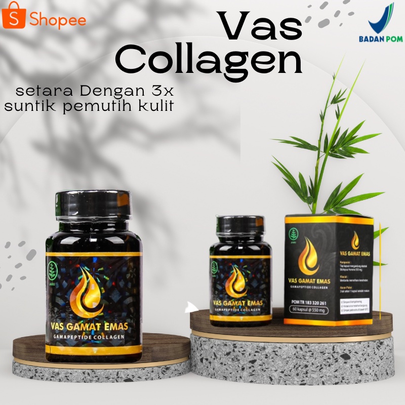 VAS COLLAGEN PEMUTIH KULIT / Collagen Drink BPOM AMAN BUSUI BUMIL