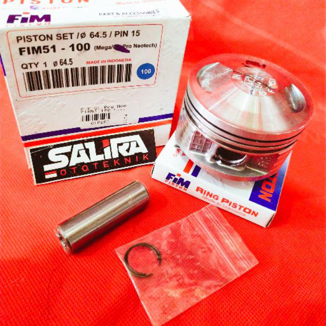 Piston Seher Seker Kit FIM Federal Izumi Pin 15 Diameter 63.5 64 64.5 65 65.5 66 FIM51 Megapro GL-64.5 / OS 100