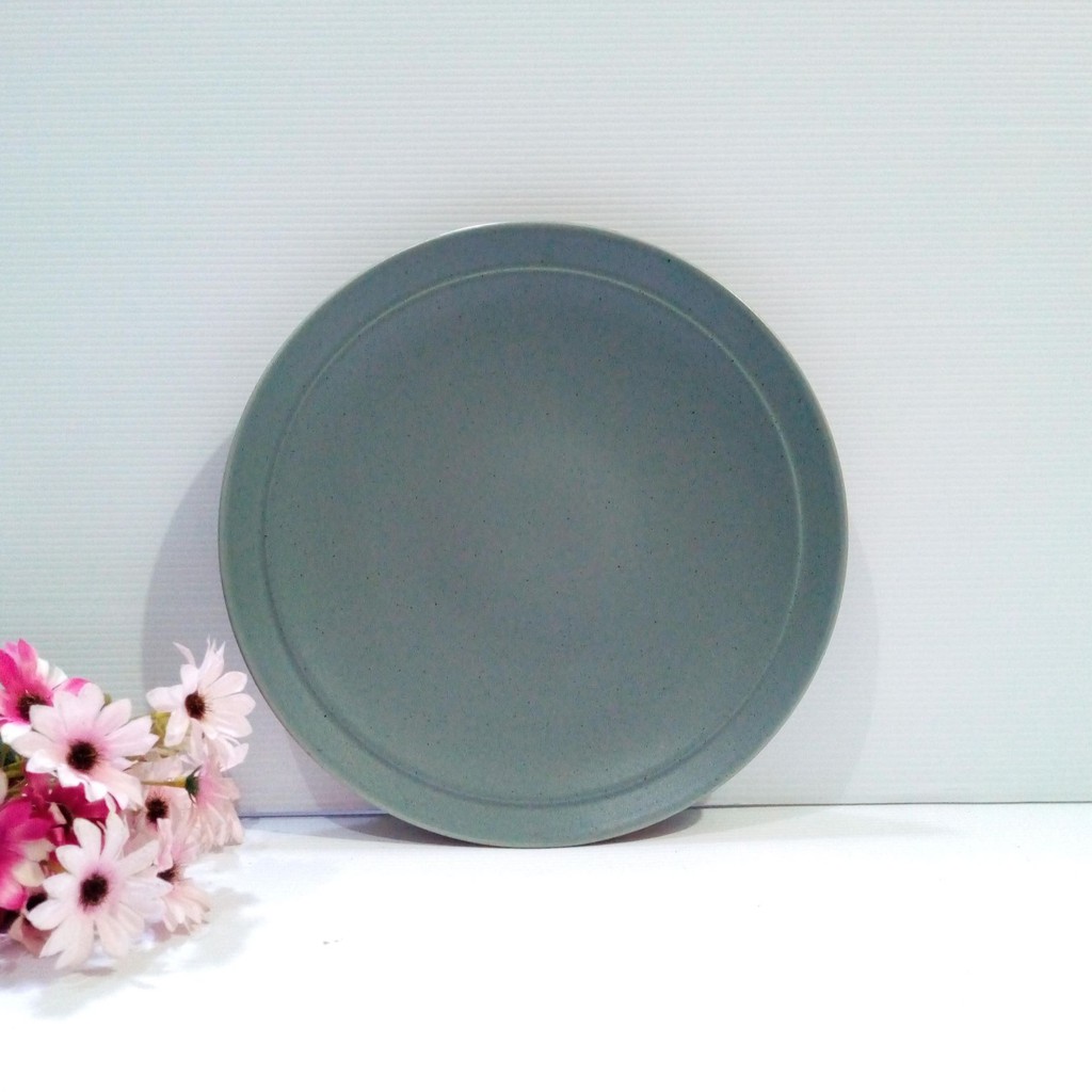 Piring Salad Polos / Piring Keramik Makan / Piring  Keramik Noritake 001