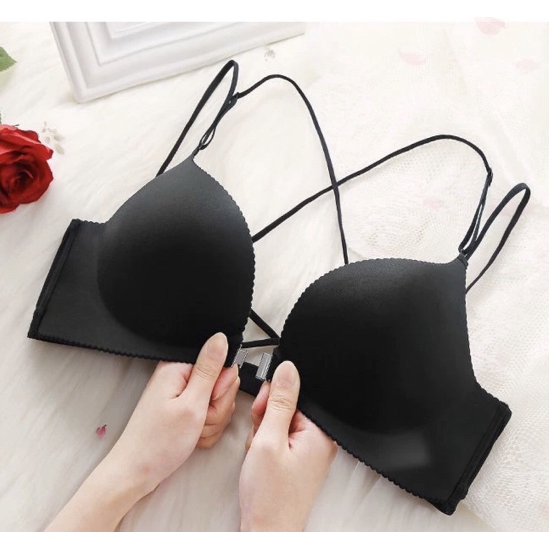 Bra Seamless (K-L46) kait depan tanpa kawat busa push up