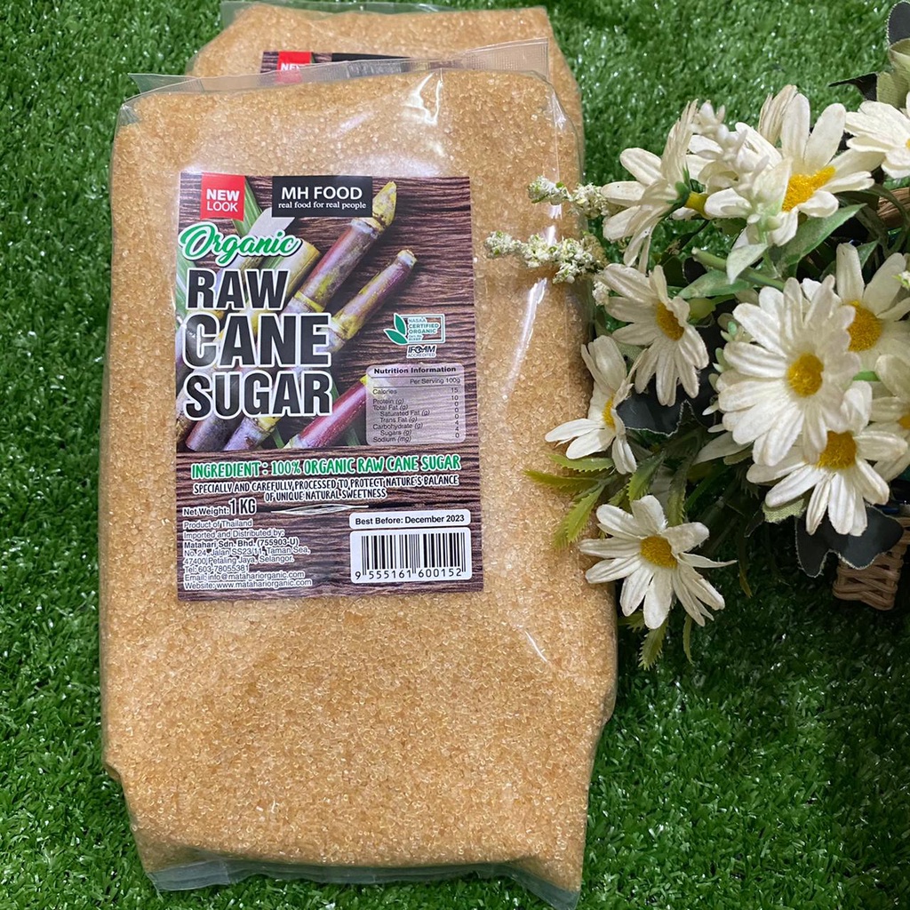 MH Organic Raw Cane Sugar 1Kg