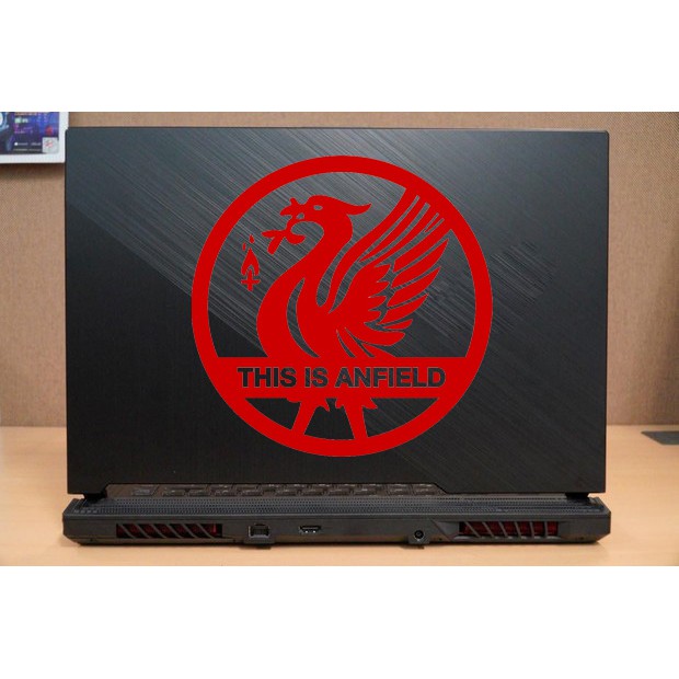 stiker laptop liverpool 3 custom cutting stiker bola