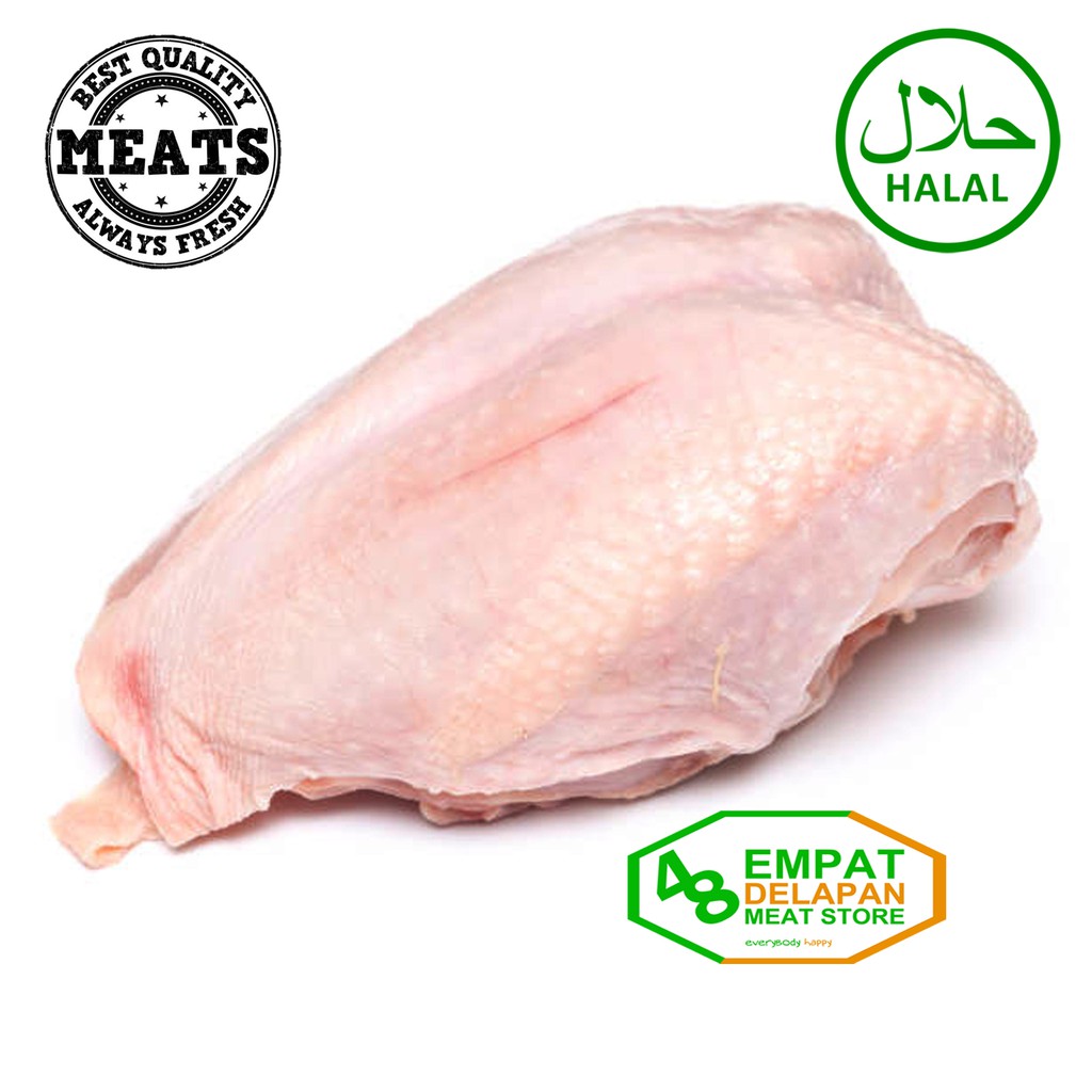 

Boneless dada ayam kulit|Dada Ayam Fillet Dengan Kulit (Bukan Frozen)