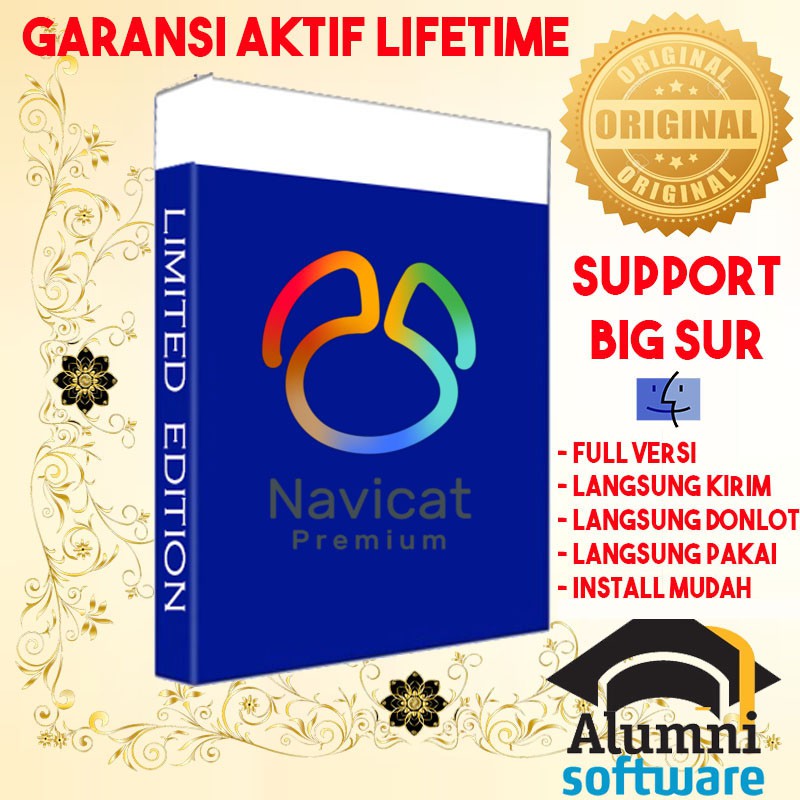 [FULL VERSION] Navicat Premium 15 Mac BIG SUR - GARANSI AKTIVASI