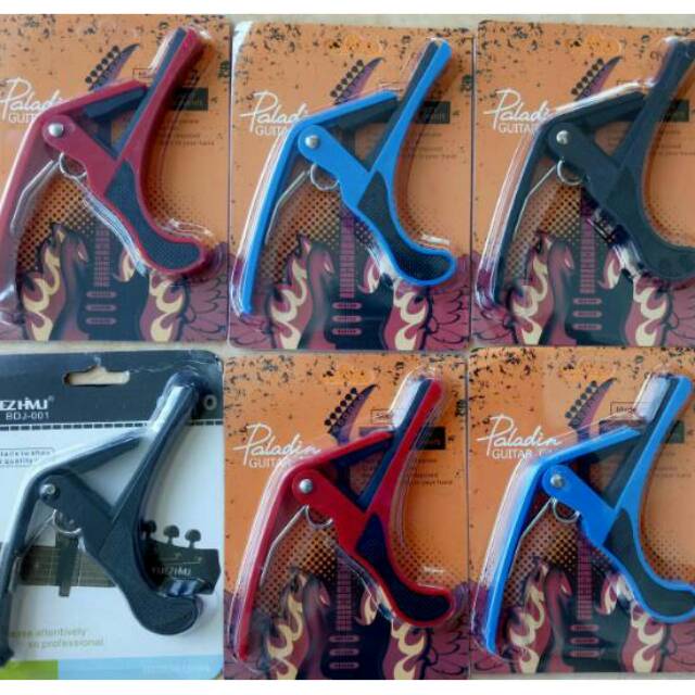 Bahan besi atau panjang capo kapo gitar