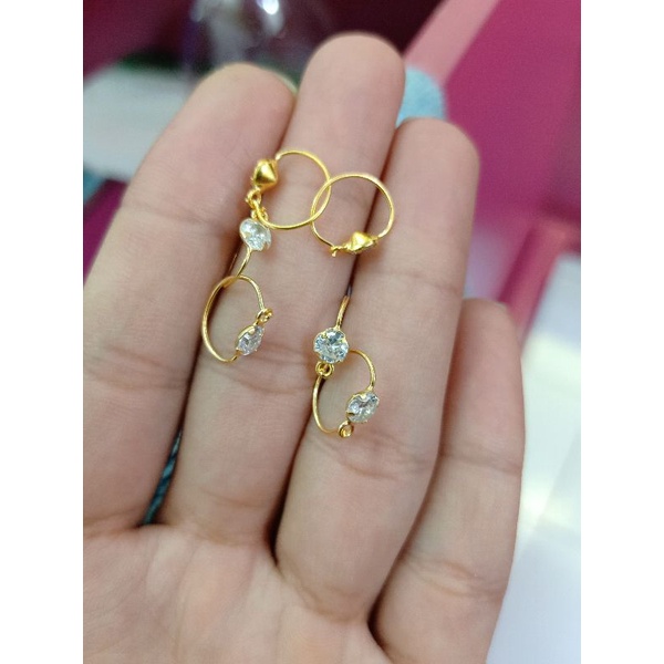 ANTING BAYI DAN ANAK PERAK 925 MAS 24K