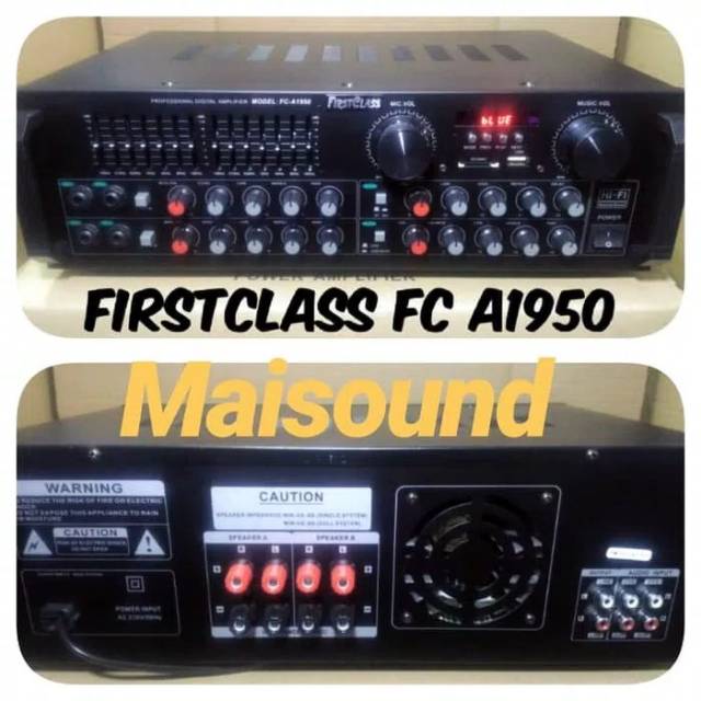 AMPLI FIRSTCLASS FC A1950 AMPLIFIER FC A 1950
