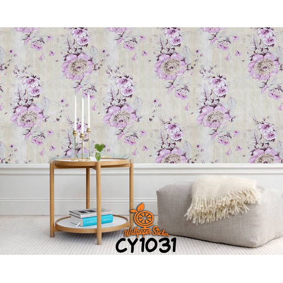 Wallpaper Dinding Wallstiker kamar tidur Wallpaper dekorasi dinding Wallpaper Aestetic berkualitas Ukuran 45Cm X10M