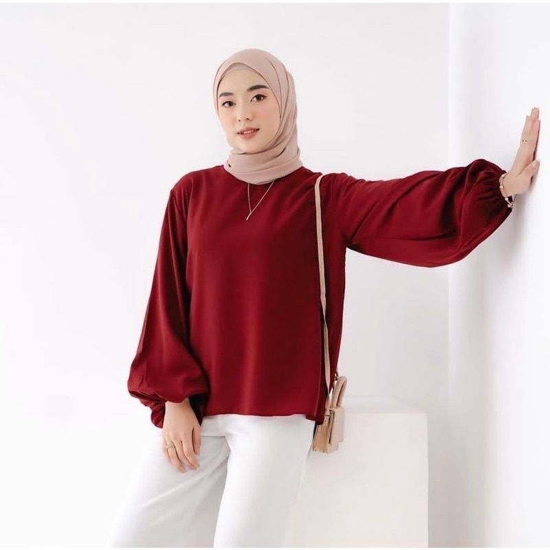 ATASAN WANITA  NIRINA ATASAN TERBARU FASHION MUSLIM TERLARIS KEKINIAN