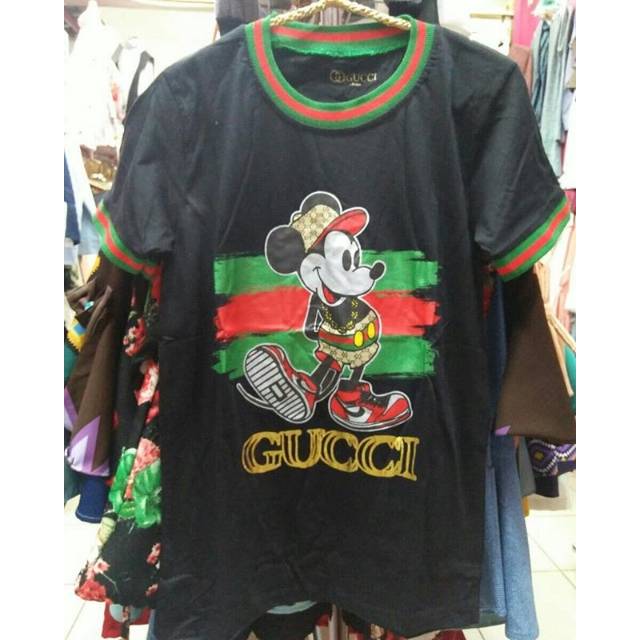 baju mickey mouse gucci