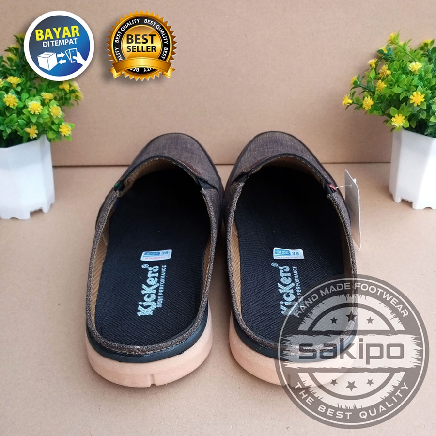 PROMO 9.9 !! SLOP KASUAL PRIA DEWASA SLIP ON 101 MURAH BERKUWALITAS SOL KARET TRENDI NYAMAN DIPAKAI / SEPATU SANTAI PRIA DEWASA / SEPATU KERJA LAPANGAN / SEPATU KERJA KANTORAN / SAKIPO