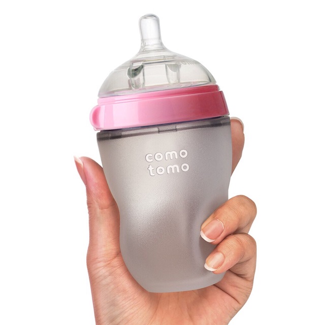 COMOTOMO PINK 250ML TWIN PACK BOTTLE  - botol susu bayi | comotomo