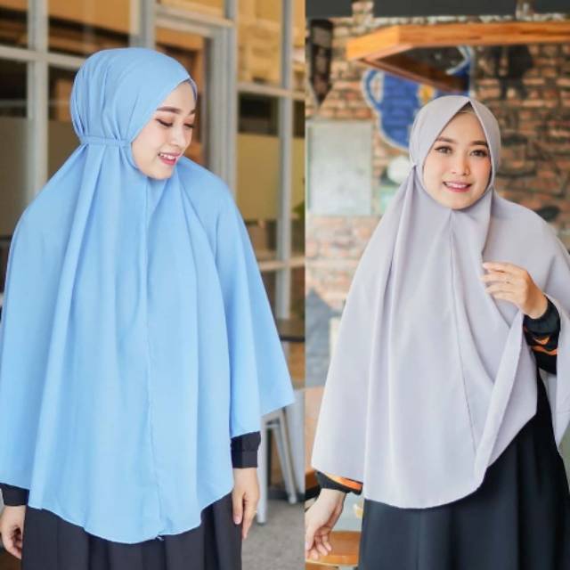 KHIMAR KERUDUNG JUMBO TALI  PET ANTEM DAN NON PET