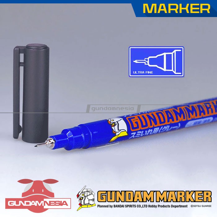 

Gundam Marker (Ultra Thin Pen Point) for Lining - Grey (GM02)