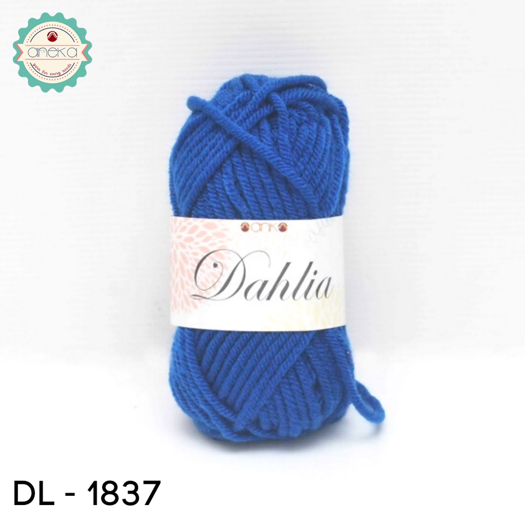 Benang Rajut Karpet Dahlia / Carpet Yarn - 1837 ( Biru Tua )