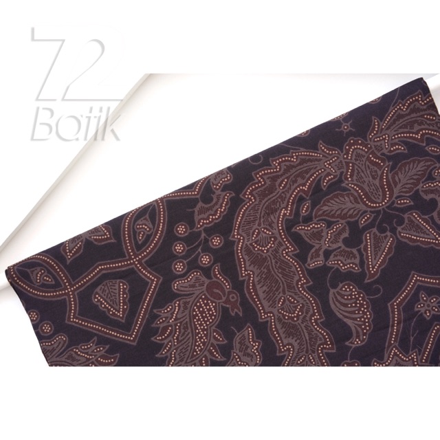 BAHAN BATIK PREMIUM Katun Warna Hitam Item Black 723531 Cap 72 Jarik Jarit Samping Kebat Panjang Batik Katun Modern Premium Bahan Seragam Batik Pernikahan Kantor Keluarga Murah Kamen Jadi Batik Bali Lembaran